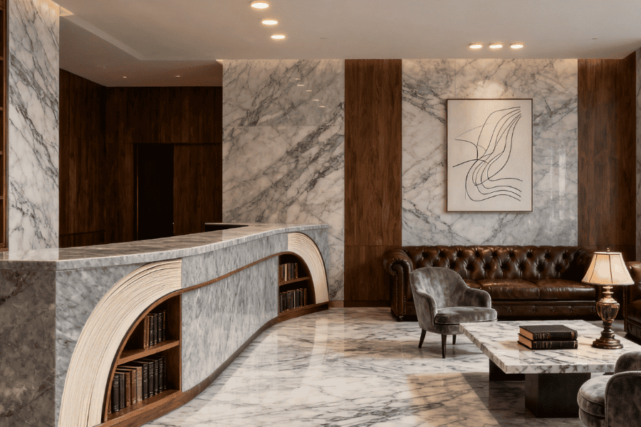 High quality gray marble