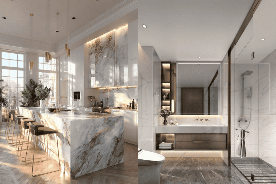 Marble Slabs vs Marble Tiles: Which One Should You Choose?