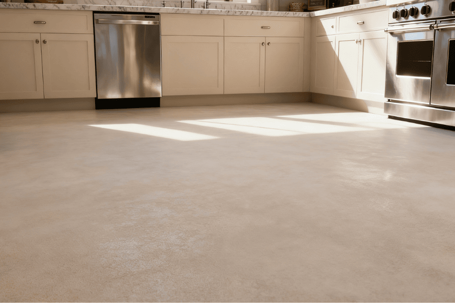 Polished marble floor Polished marble floor