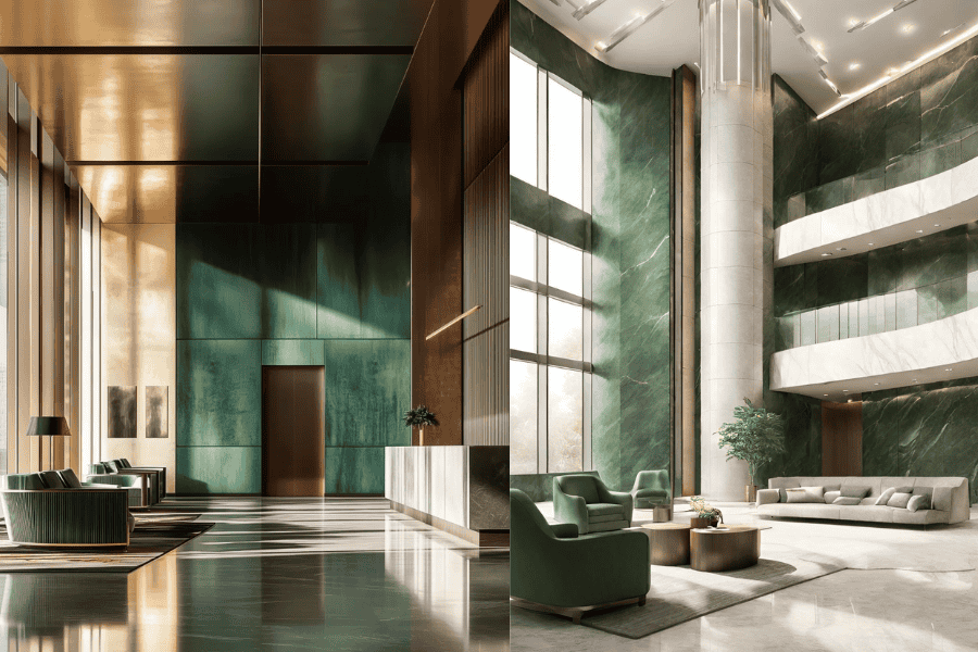 Why Green Marble Is Dominating Hospitality and Spa Design in 2025