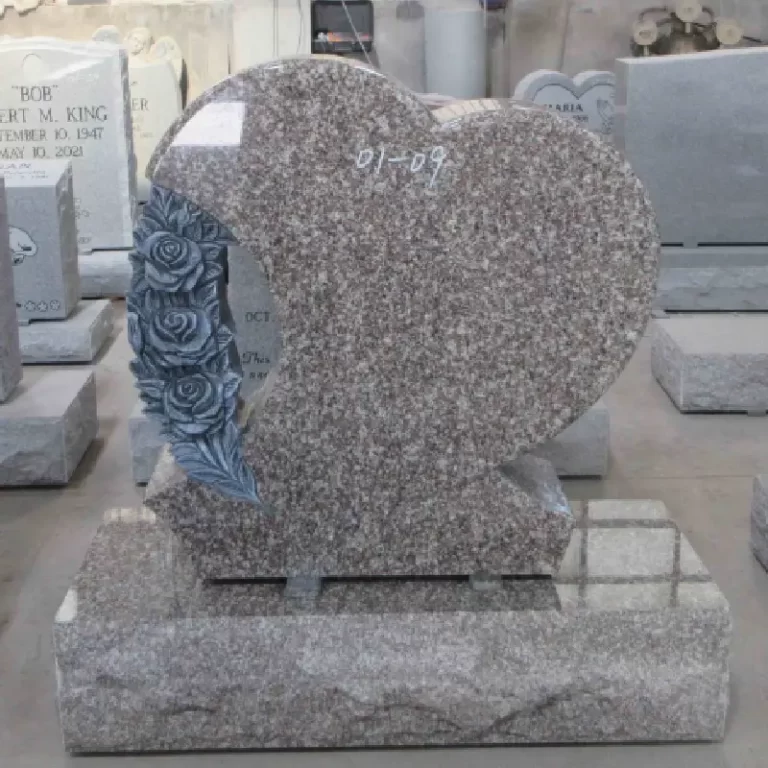 G664 Pink Granite American-Style Heart