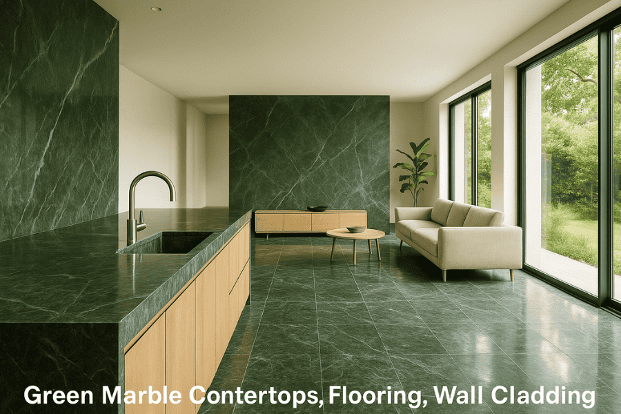 Green Marble for Countertops, Flooring, and Wall Cladding: Complete Guide