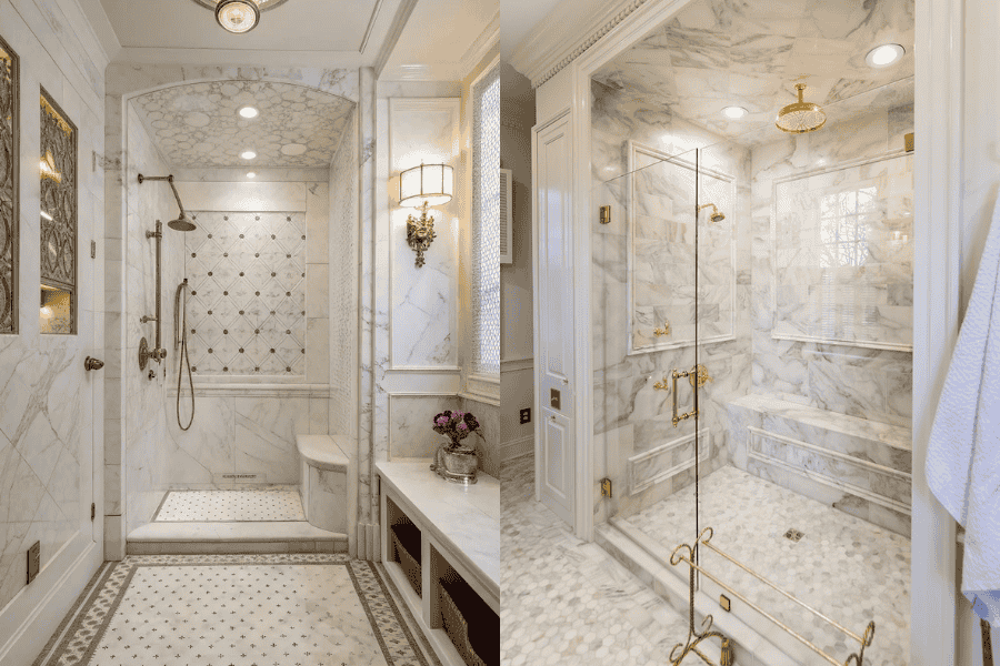 Mosaic marble for bathroom