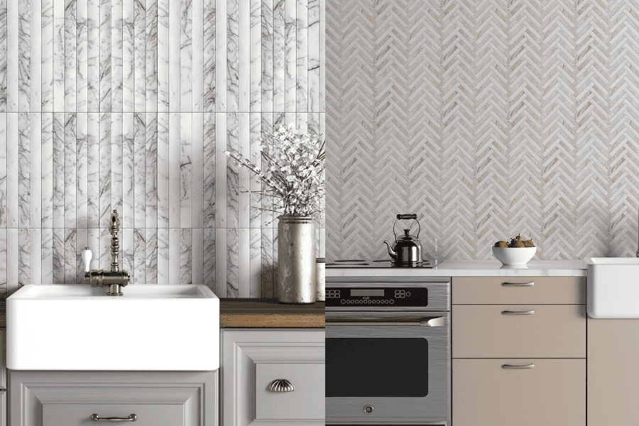 Mosaic marble for kitchen