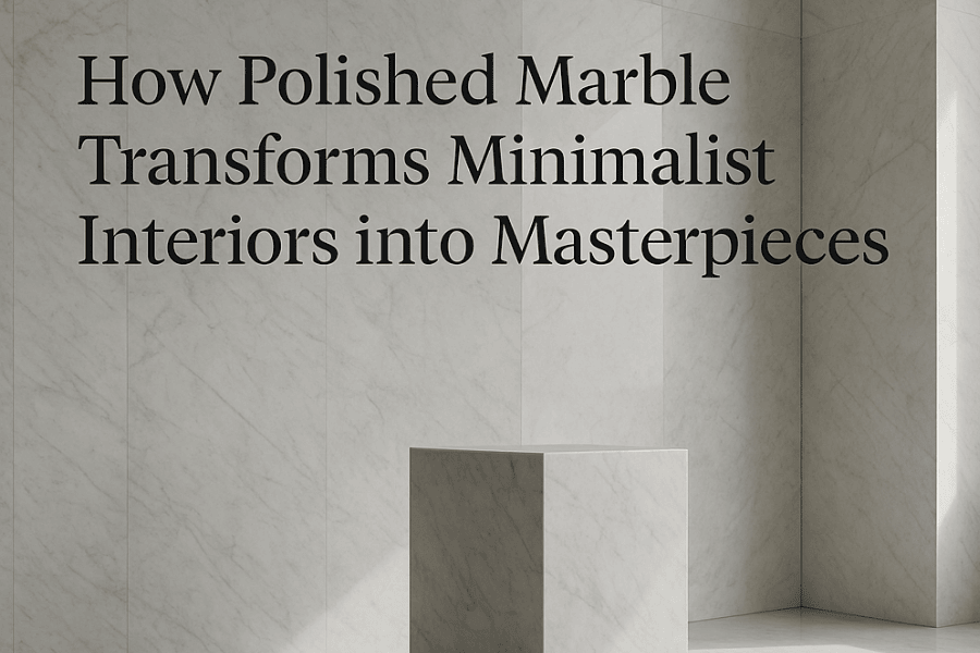 How Polished Marble Transforms Minimalist Interiors into Masterpieces