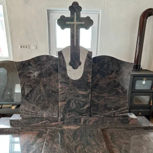 Aurora Cross Headstone