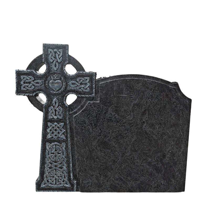 Bahama Blue Celtic Cross Tombstone