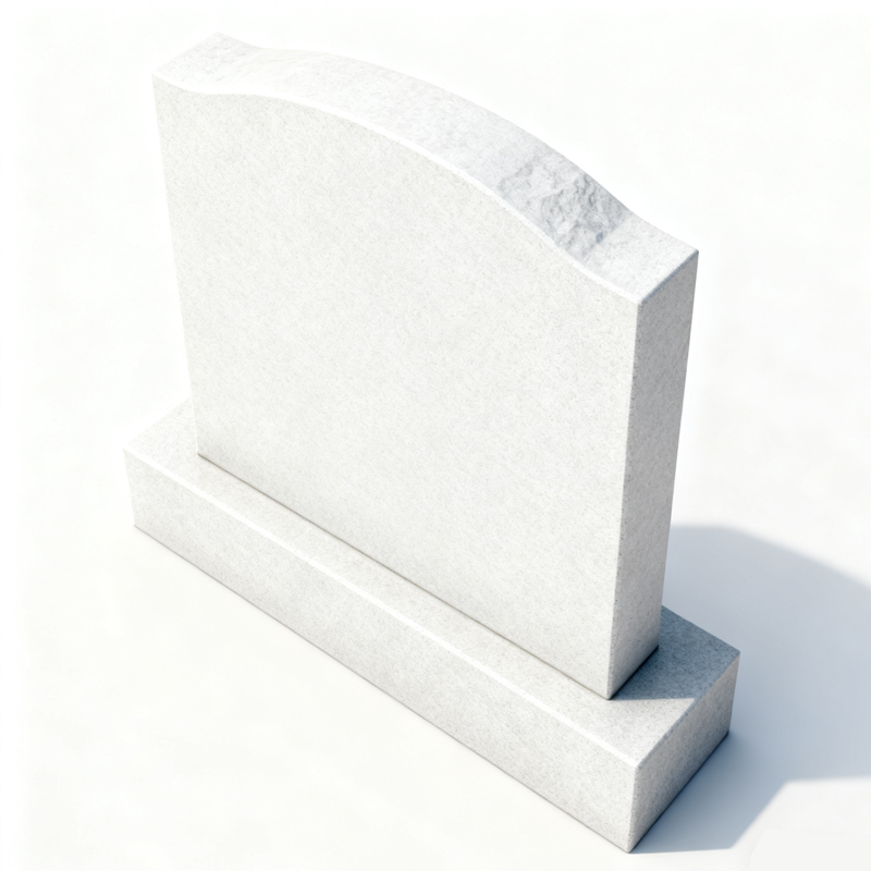 Blank Grave Traditional Headstone2