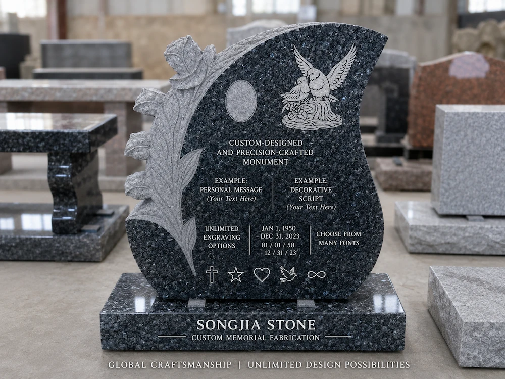Blue Pearl Granite Custom American-Style 