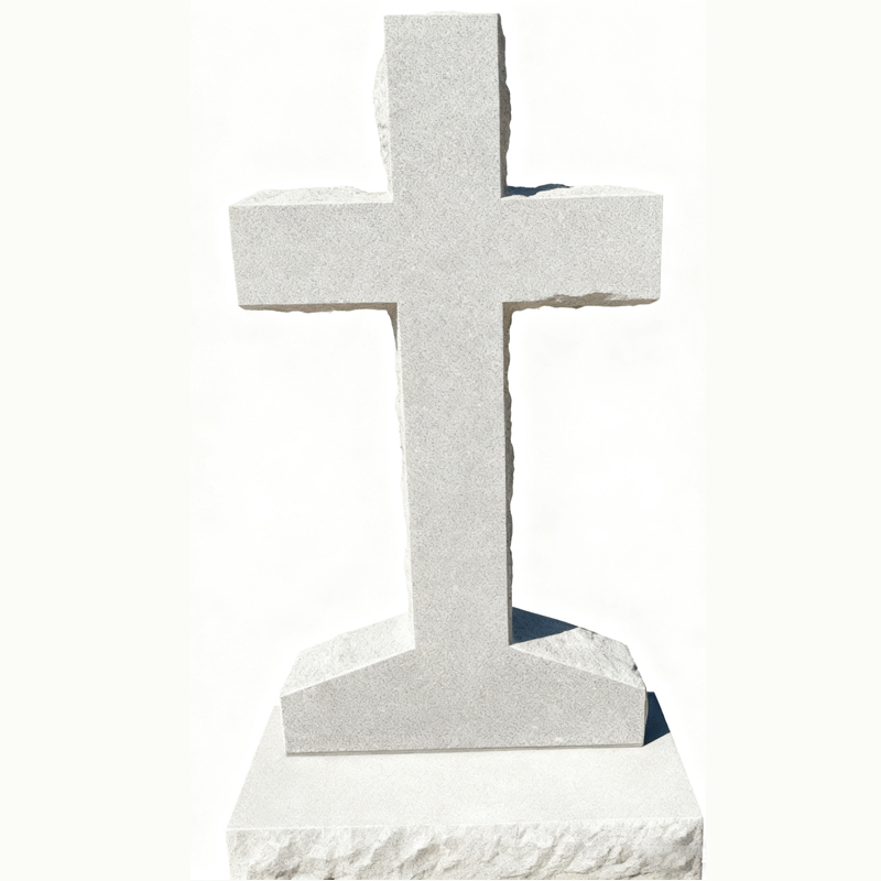 Custom Cross Shaped Headstone