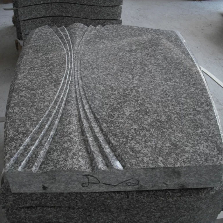 G664 Granite Memorial Headstone Custom Design