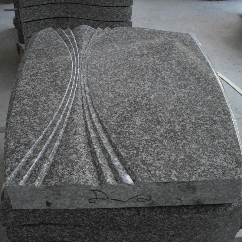 G664 Granite Memorial Headstone Custom Design