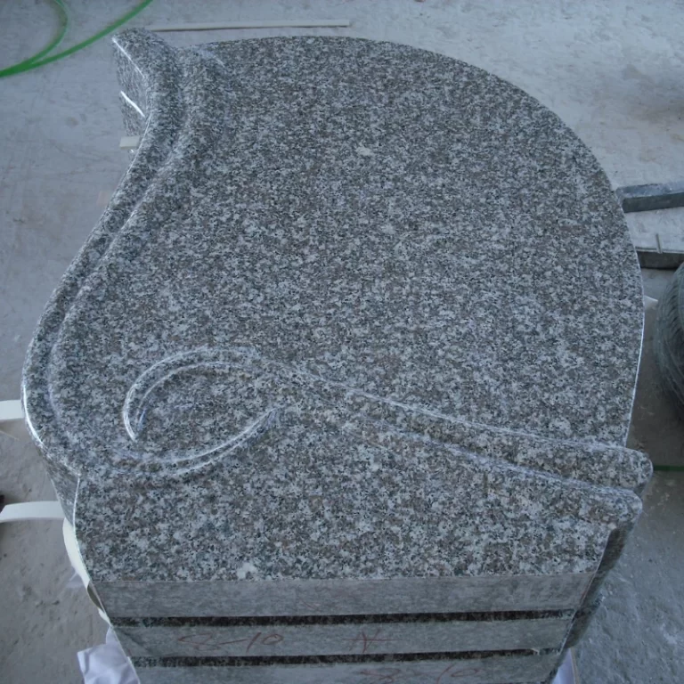 G664-Granite-Poland-Style-Headstone-with-Carved-Wave