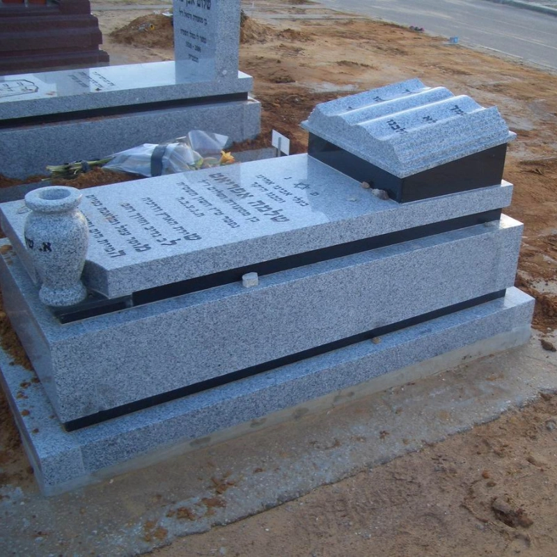 Israeli Tombstone Open Book Design