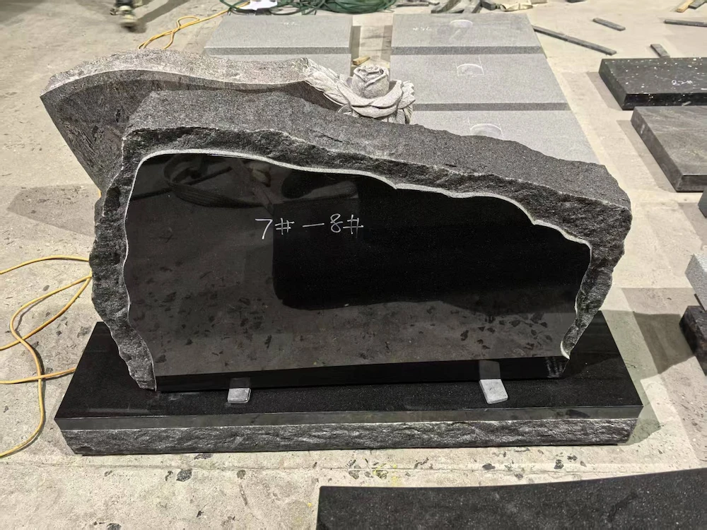 Indian Black Granite American-Style Rock Edge