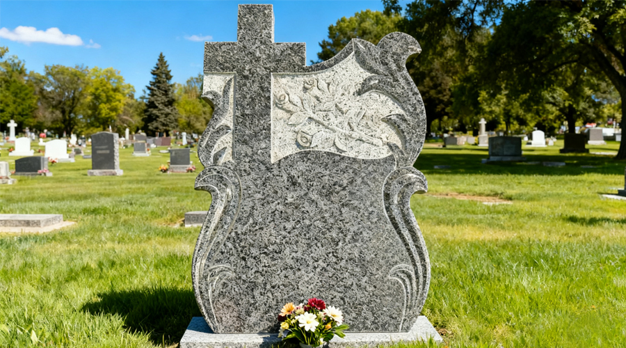 Romanian Style Orthodox Cross Monument