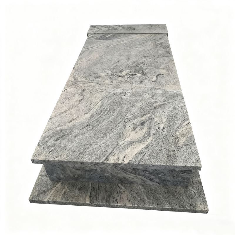 Viscount White Granite Tombstone Designs