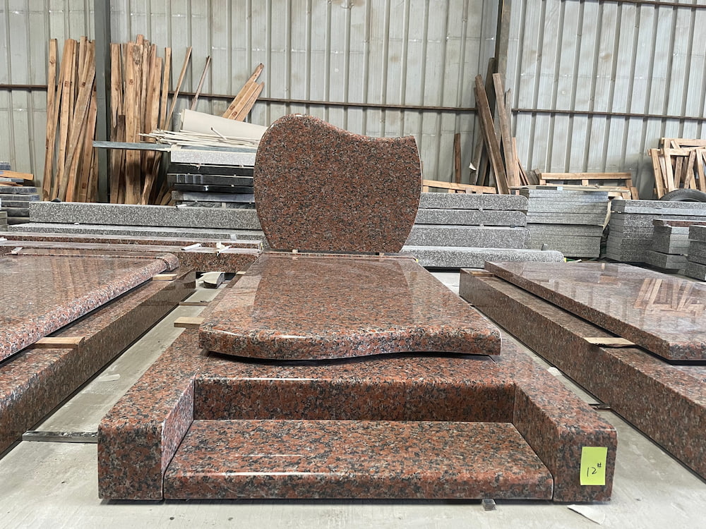G562 Granite Monument - Front View