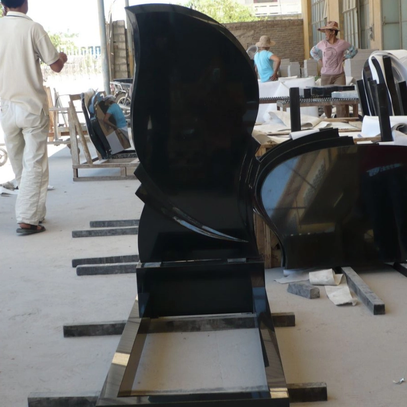 China black Russian tombstone