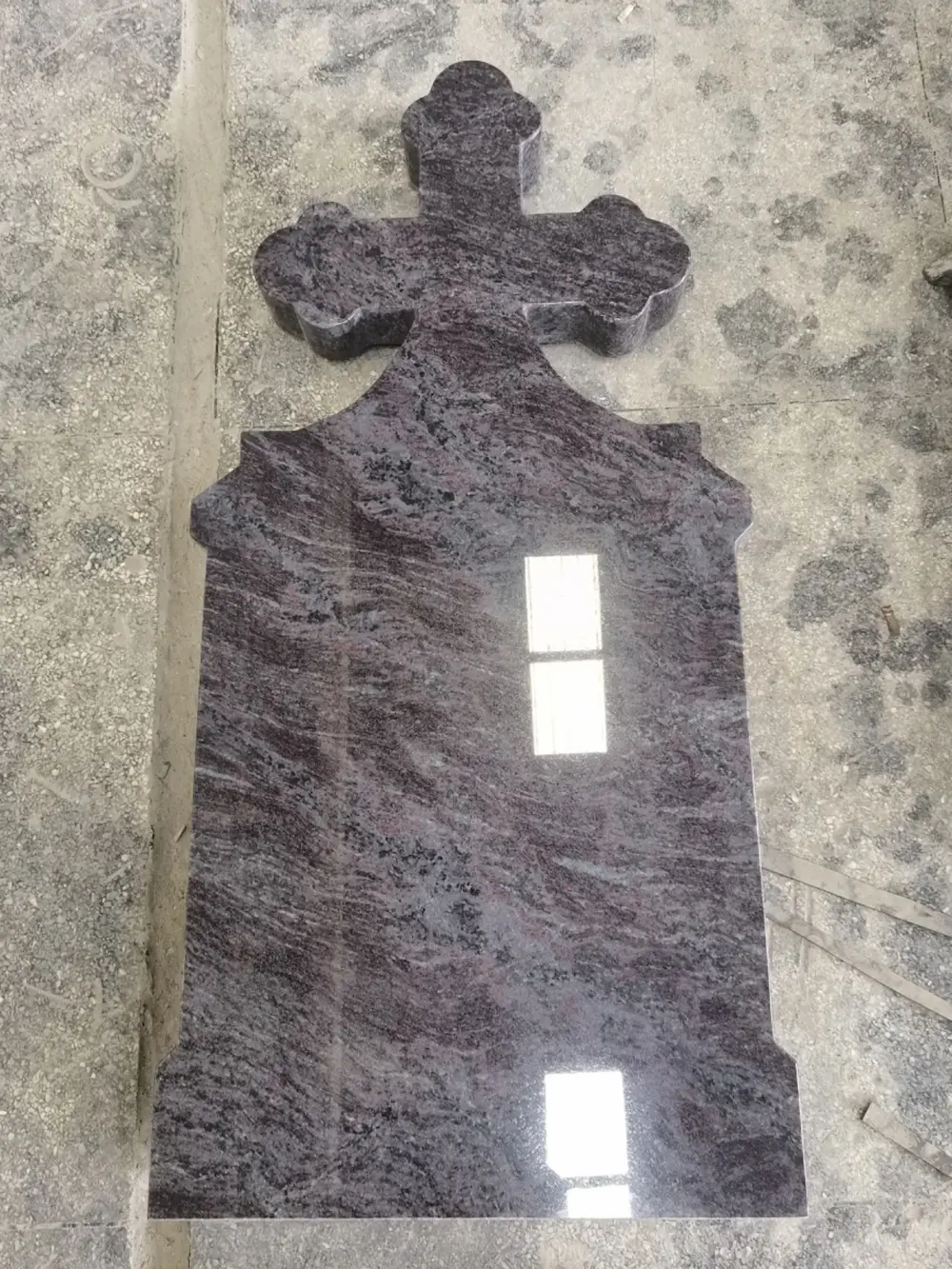 Bahama Blue Granite Hungary-Style Cross