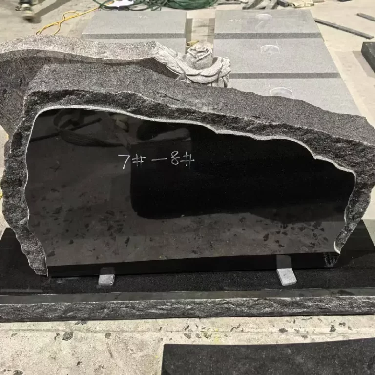 Indian Black Granite American-Style Rock Edge