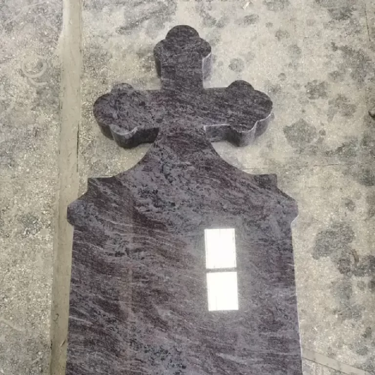 Bahama Blue Granite Hungary-Style Cross