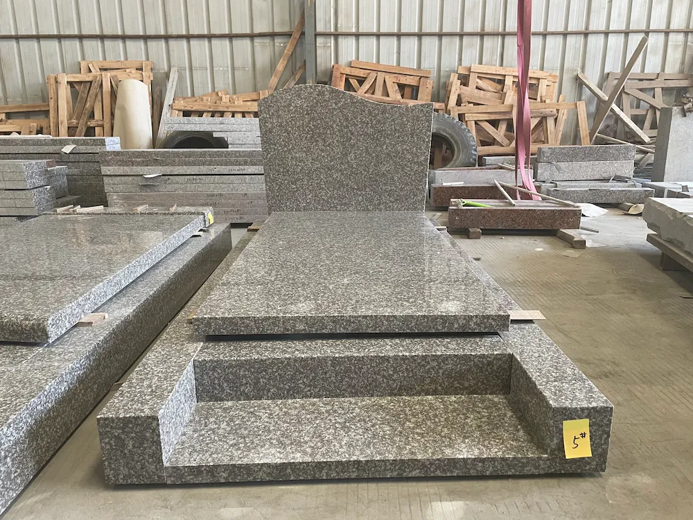 G664 Granite Full Kerb Memorial