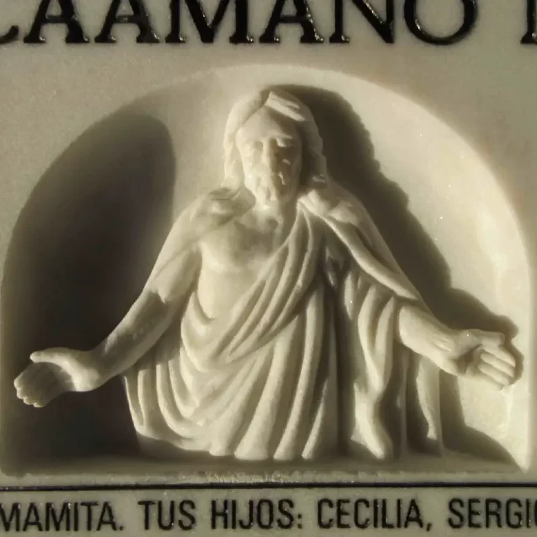 White Marble American-Style Headstone